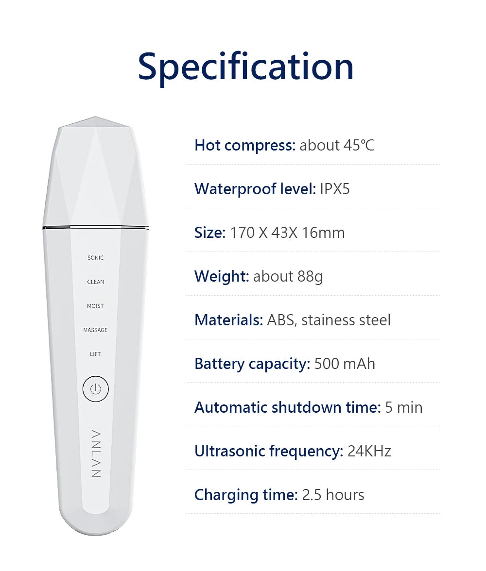 LumiSmooth™ Ultrasonic Peeling Care Device